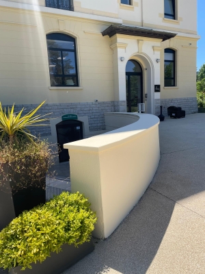 Mur après notre travail